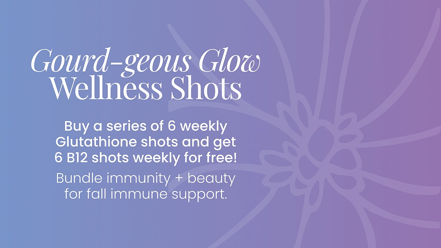 Wellness shots for immunity and beauty support.