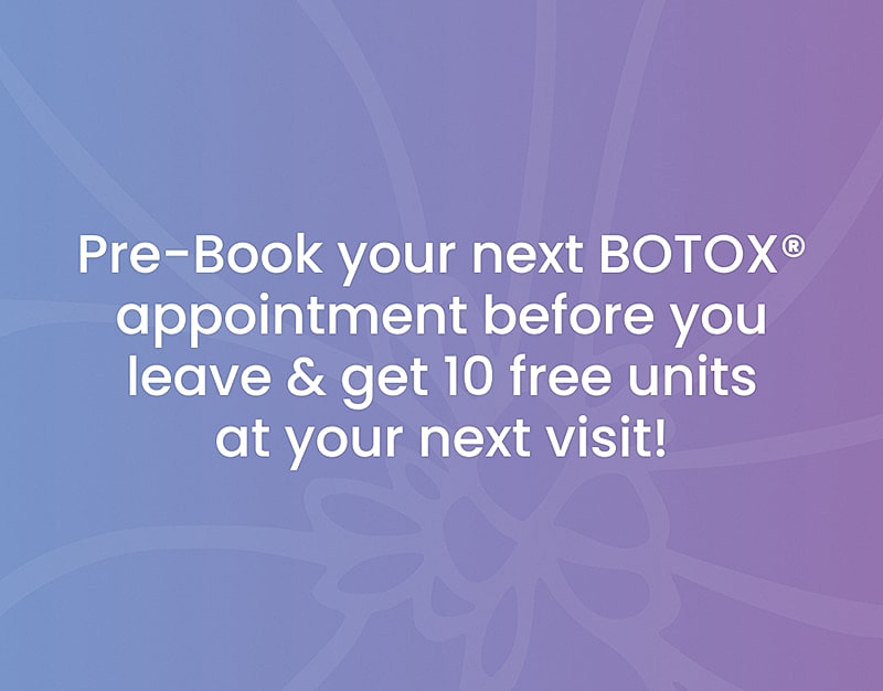 BOTOX appointment promo for free units offer
