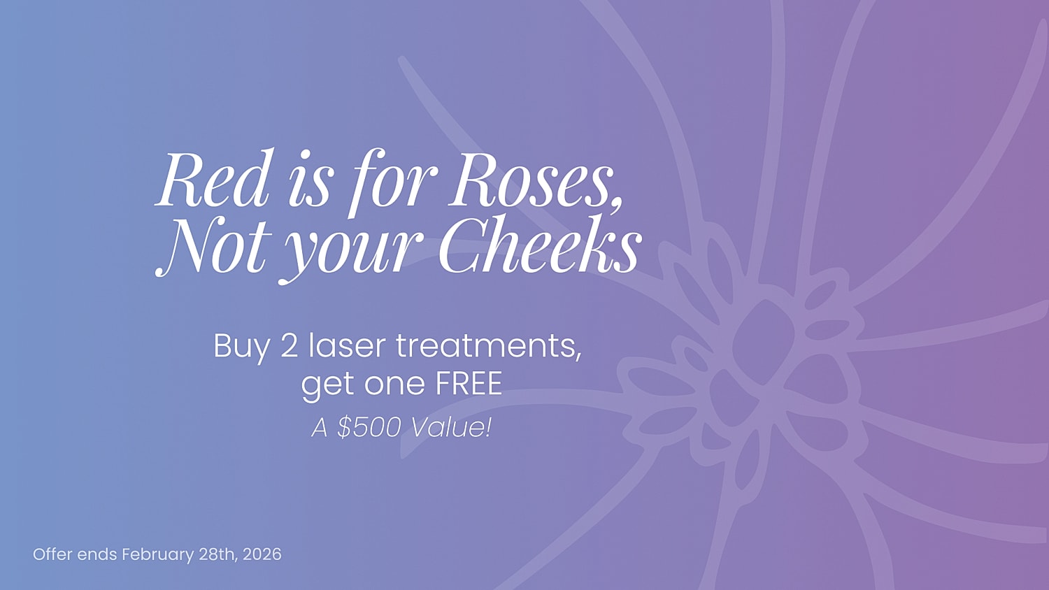 30% off laser treatment for fine lines, wrinkles