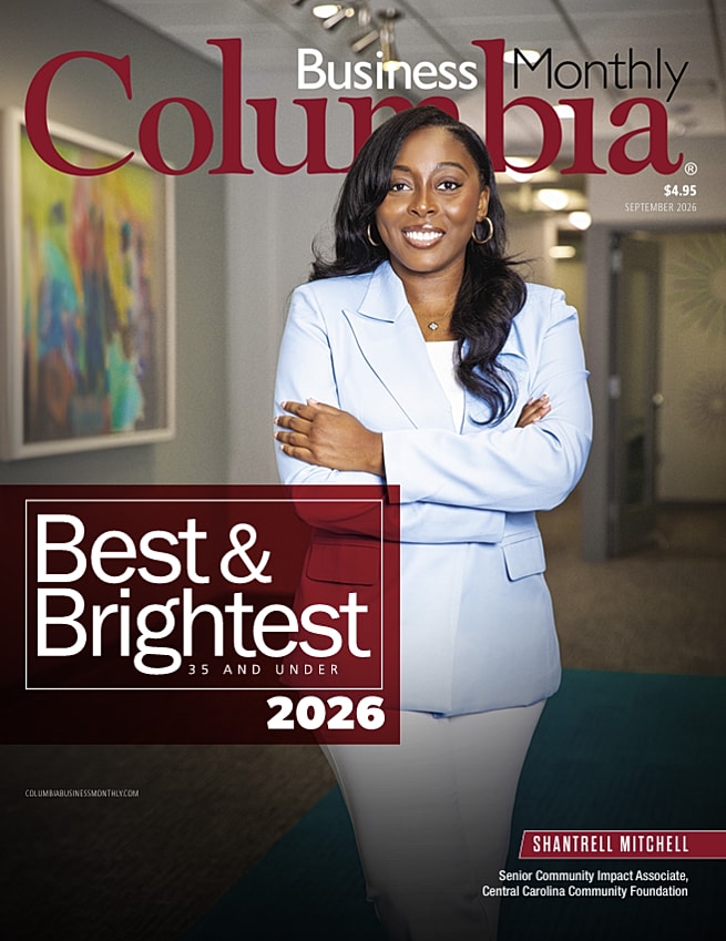 Business Monthly cover featuring Shantrell Mitchel.
